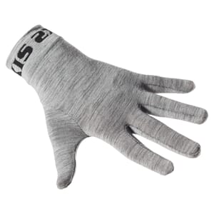 SIXS MERINO CARBON GLOVE LINERS LIGHT GREY